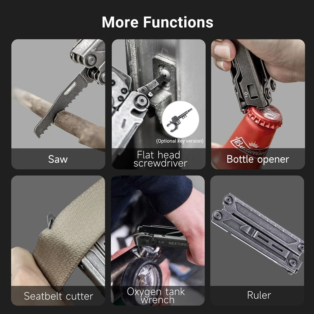NEXTORCH Pioneer MT20 Multi-Tool with Glass Breaking Tip - Image 9