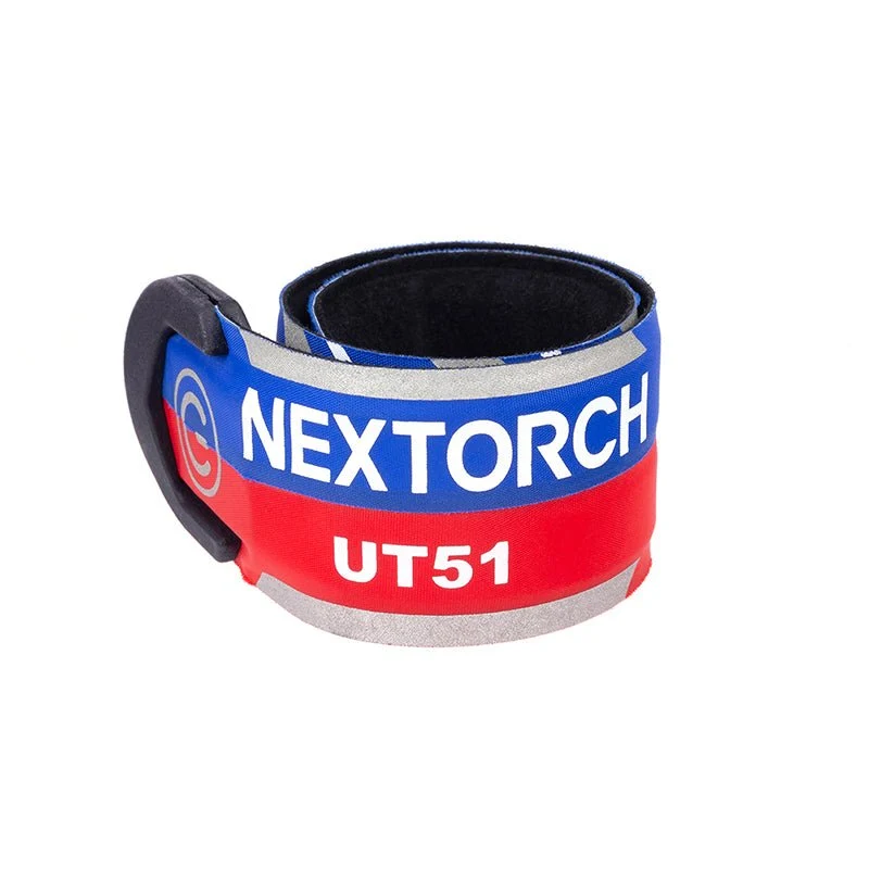 NEXTORCH UT51 Red-Blue Flashing Safety Slap Bracelet - Image 2