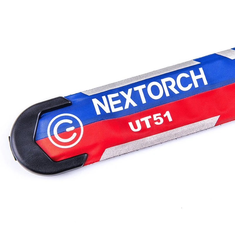 NEXTORCH UT51 Red-Blue Flashing Safety Slap Bracelet - Image 4